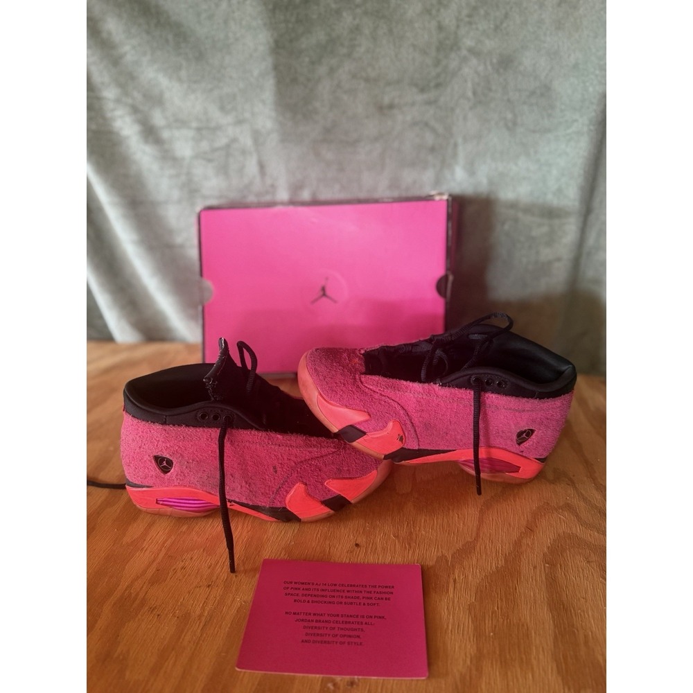 Size 6.5 - Nike Air Jordan 14 Retro Low Shocking Pink Women's